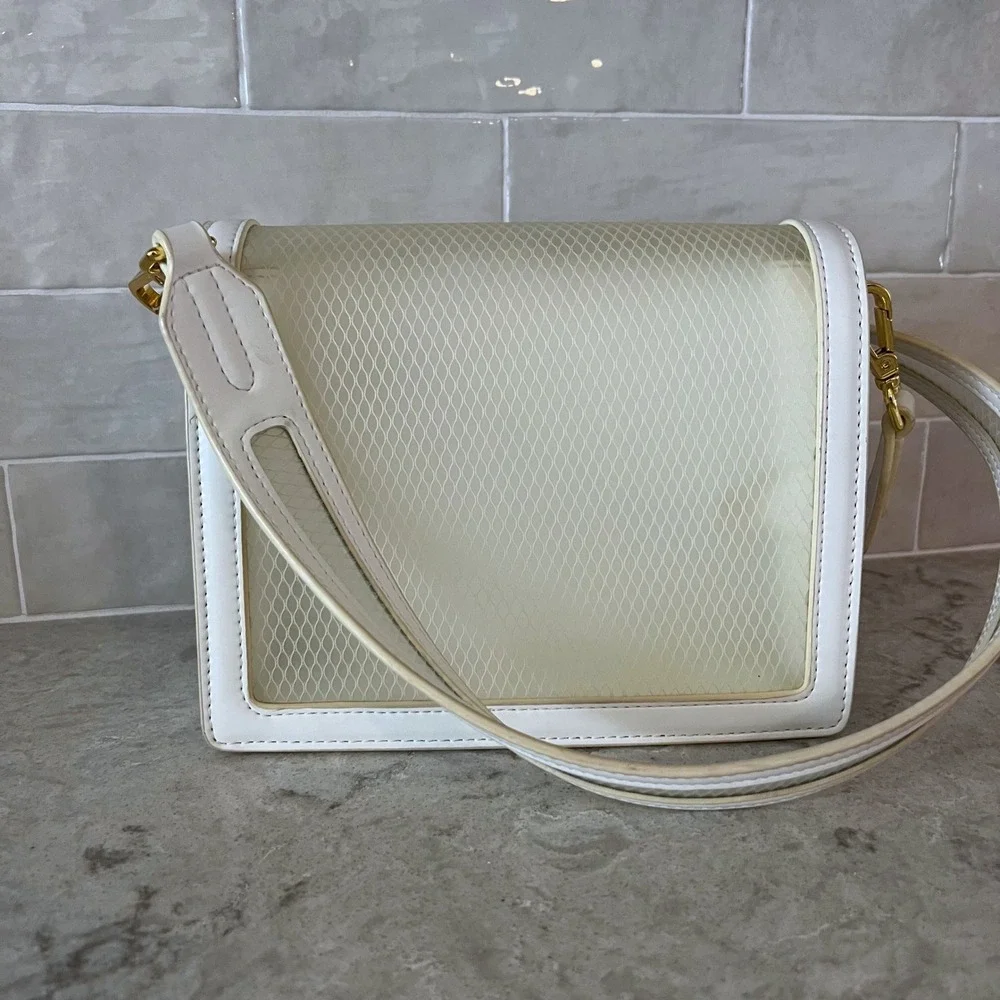 JW PEI Mini‎ Flap See-Through Crossbody White